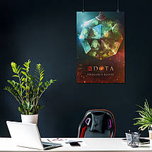 Плакат "DOTA: Кров дракона, Dota: Dragon's Blood", 60×41см, фото 4