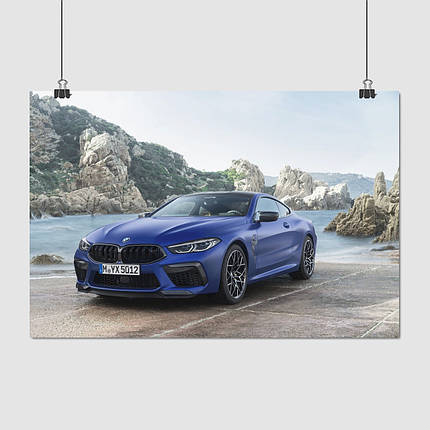 Плакат "BMW M8", 40×60см, фото 1