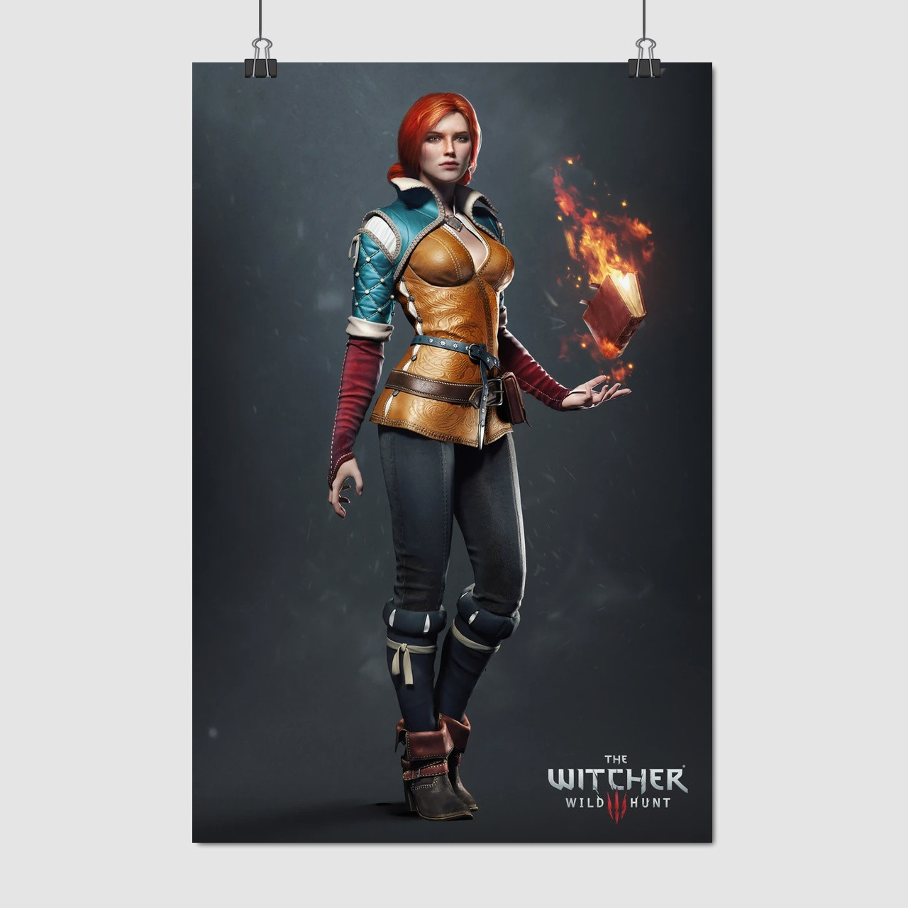 Плакат "Відьмак, Трісс Мерігольд, Witcher, Triss Merigold", 60×40см