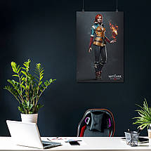 Плакат "Відьмак, Трісс Мерігольд, Witcher, Triss Merigold", 60×40см, фото 4