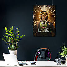 Плакат "Локі, Том Гіддлстон, Loki", 60×43см, фото 4
