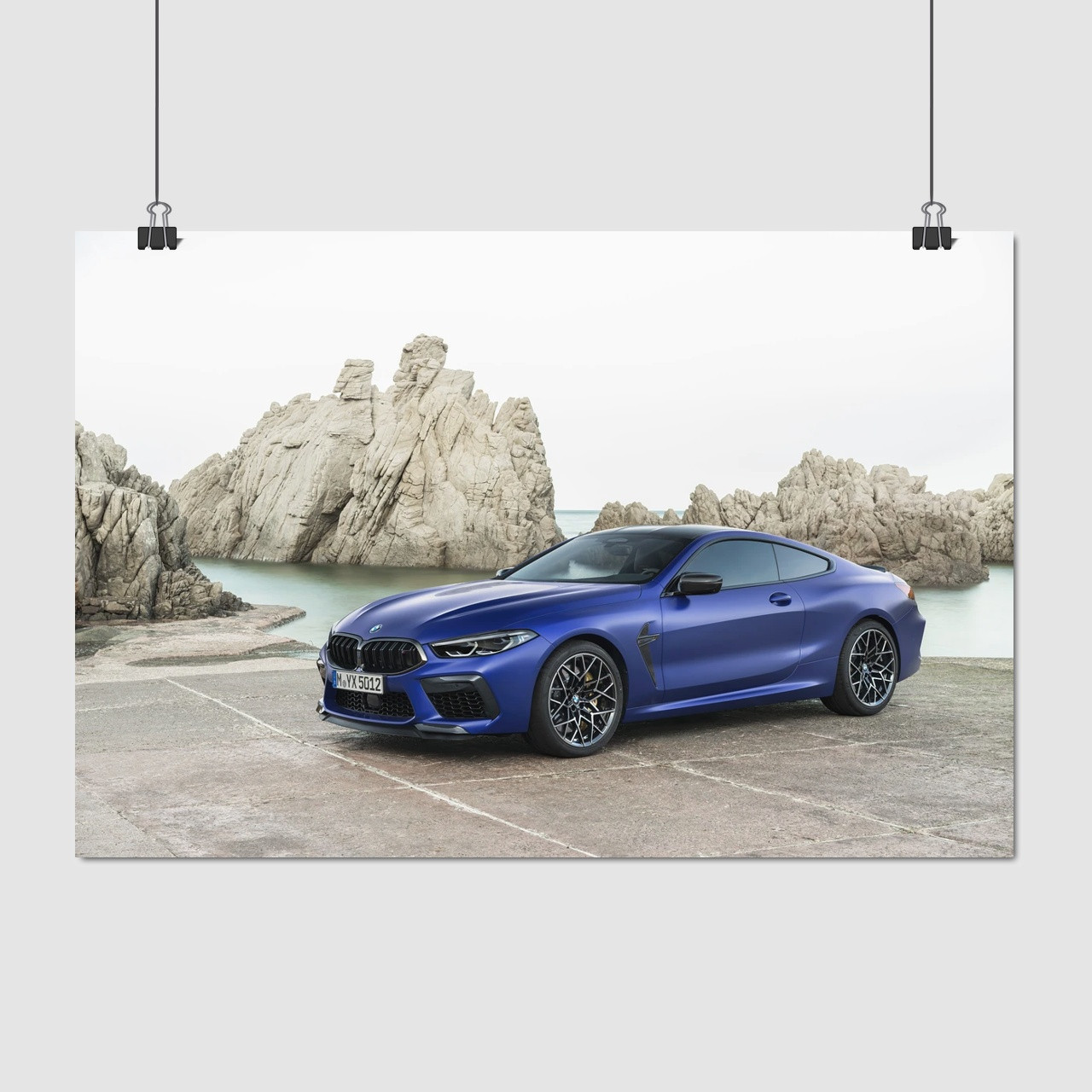 Плакат "BMW M8", 40×60см