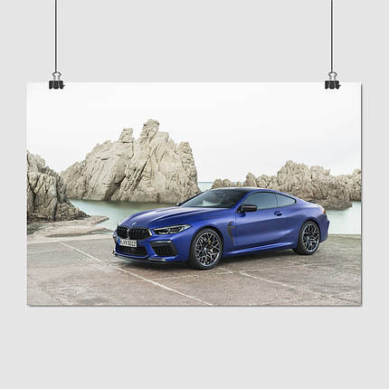 Плакат "BMW M8", 40×60см, фото 1