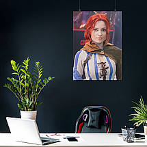 Плакат "Відьмак, Трісс Мерігольд, косплей, Witcher, Triss Merigold", 60×43см, фото 3