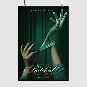 Плакат "Сестра Ретчед, серіал, Ratched", 60×41см