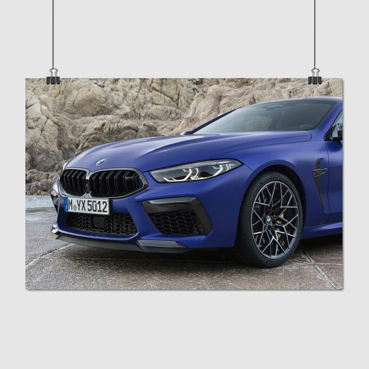 Плакат "BMW M8", 40×60см