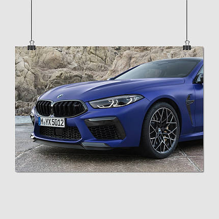 Плакат "BMW M8", 40×60см, фото 1