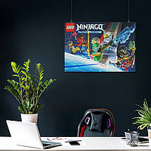 Плакат "Ніндзяго, Ninjago", 42×60см, фото 3