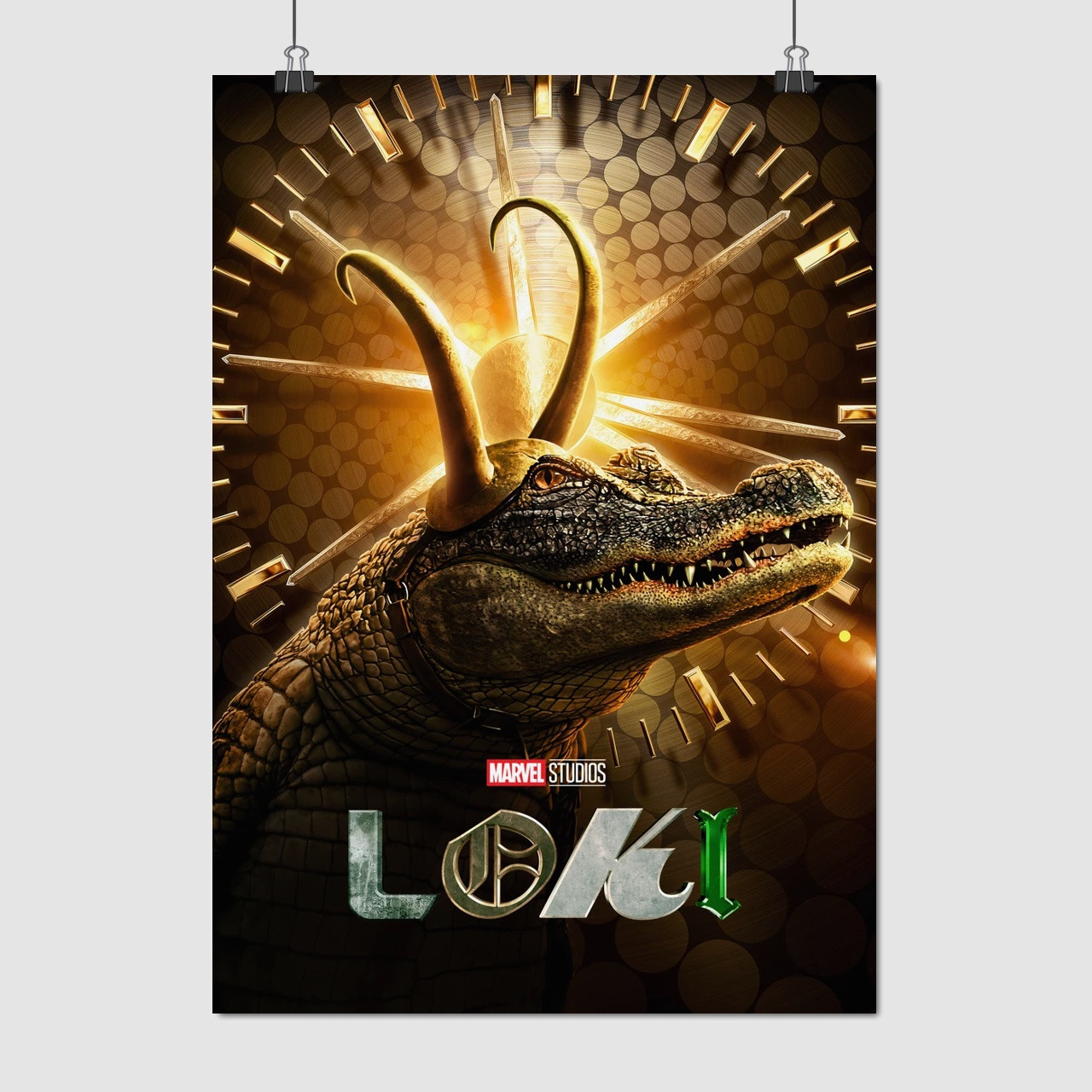 Плакат "Алігатор Локі, Loki Alligator", 60×43см
