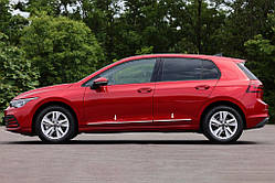 Молдини на двері (4 шт, нерж) для Volkswagen Golf 8