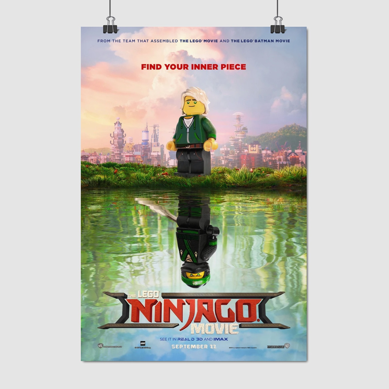 Плакат "Ніндзяго, Ninjago", 60×41см