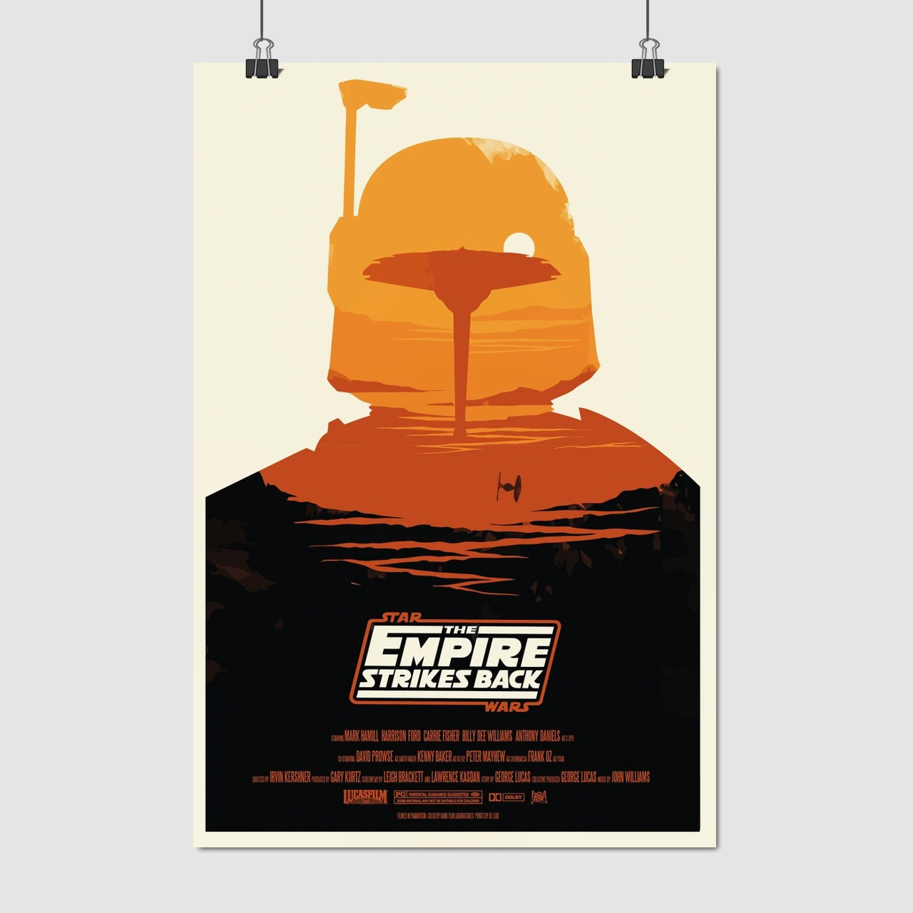 Плакат "Зоряні Війни Ⅴ: Імперія завдає удару у відповідь, Star Wars Ⅴ", 60×40см