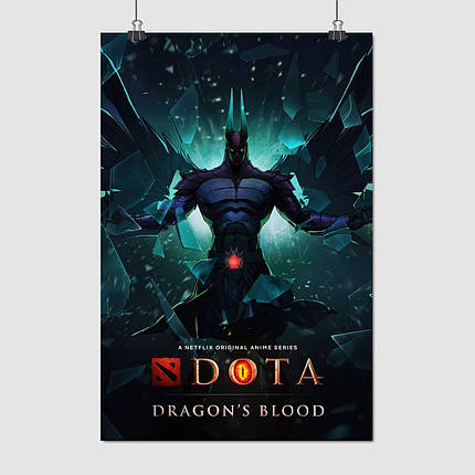 Плакат "DOTA: Кров дракона, Dota: Dragon's Blood", 60×40см, фото 1