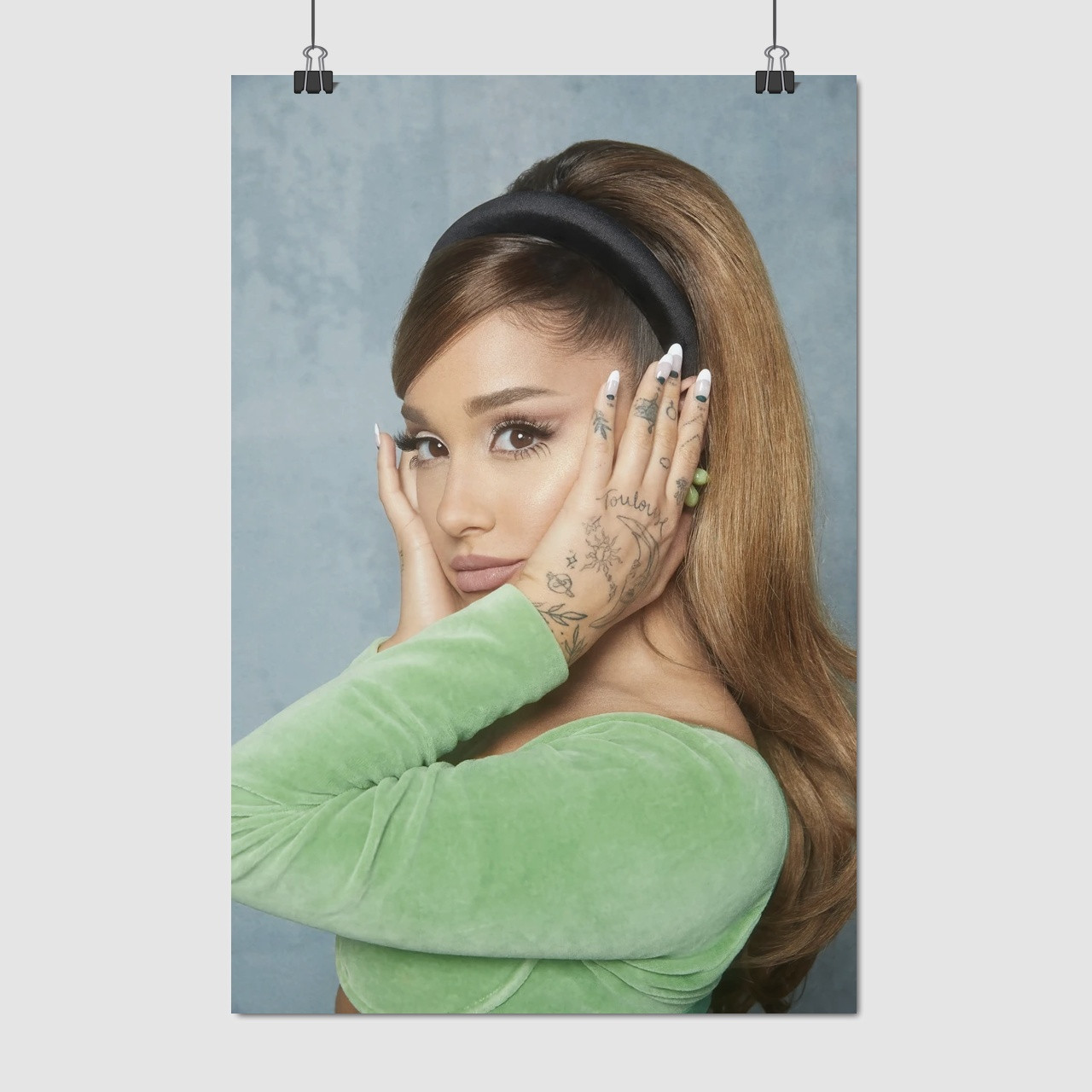 Плакат "Аріана Ґранде, співачка, Ariana Grande", 60×40см