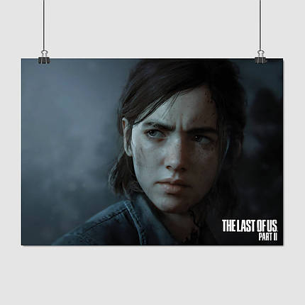 Плакат "Останні з нас 2, Еллі, Last Of Us 2", 43×60см, фото 1
