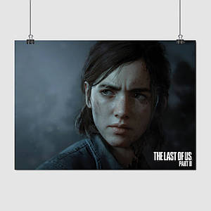 Плакат "Останні з нас 2, Еллі, Last Of Us 2", 43×60см