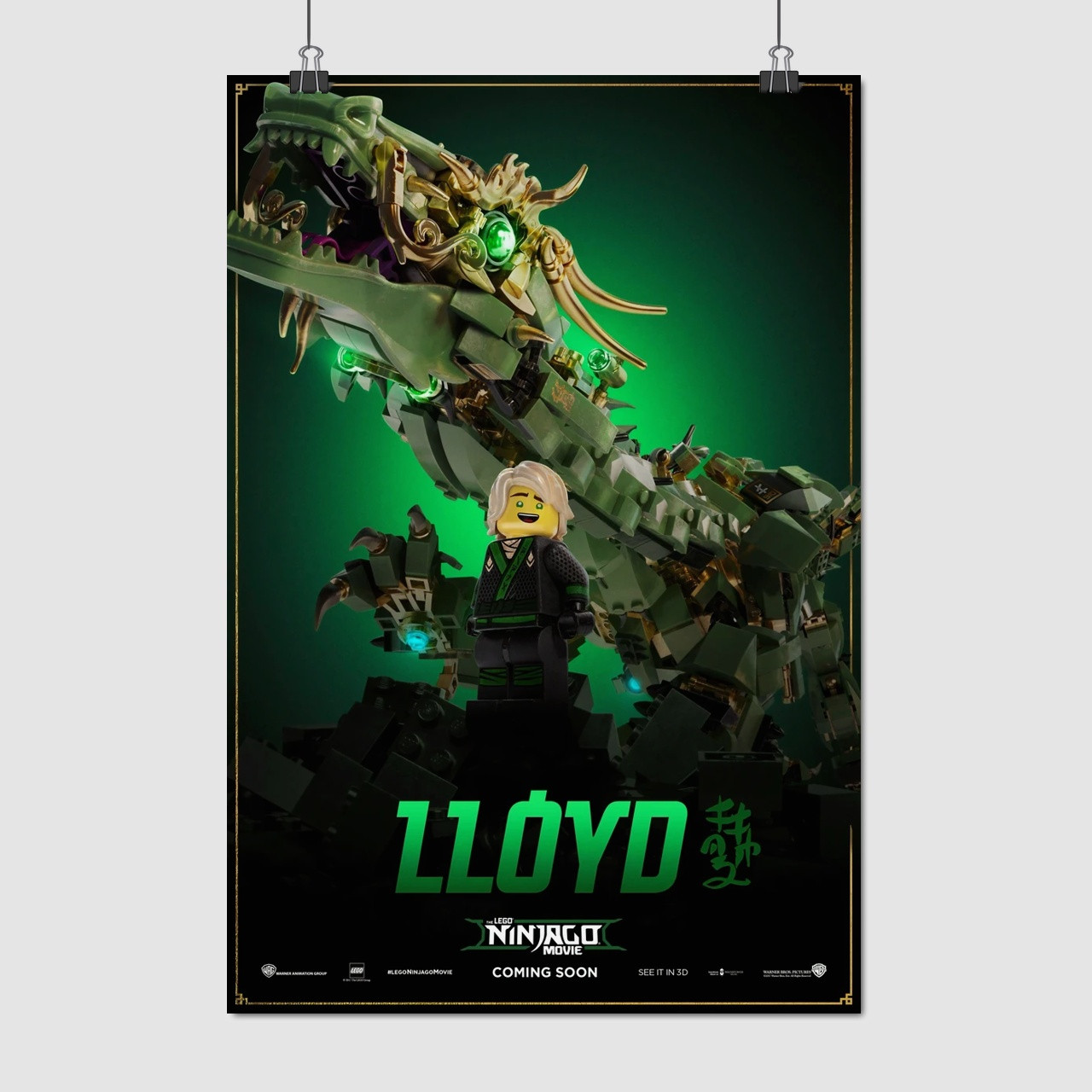 Плакат "Ніндзяго, Ninjago", 60×41см