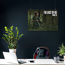 Плакат "Останні з нас 2, Еллі з рушницею, Last Of Us 2", 43×60см, фото 3