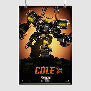 Плакат "Ніндзяго, Ninjago", 60×41см