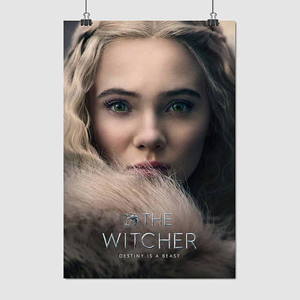 Плакат "Відьмак, сезон 2, Цірілла, Цірі, Witcher, Ciri", 60×40см, фото 1