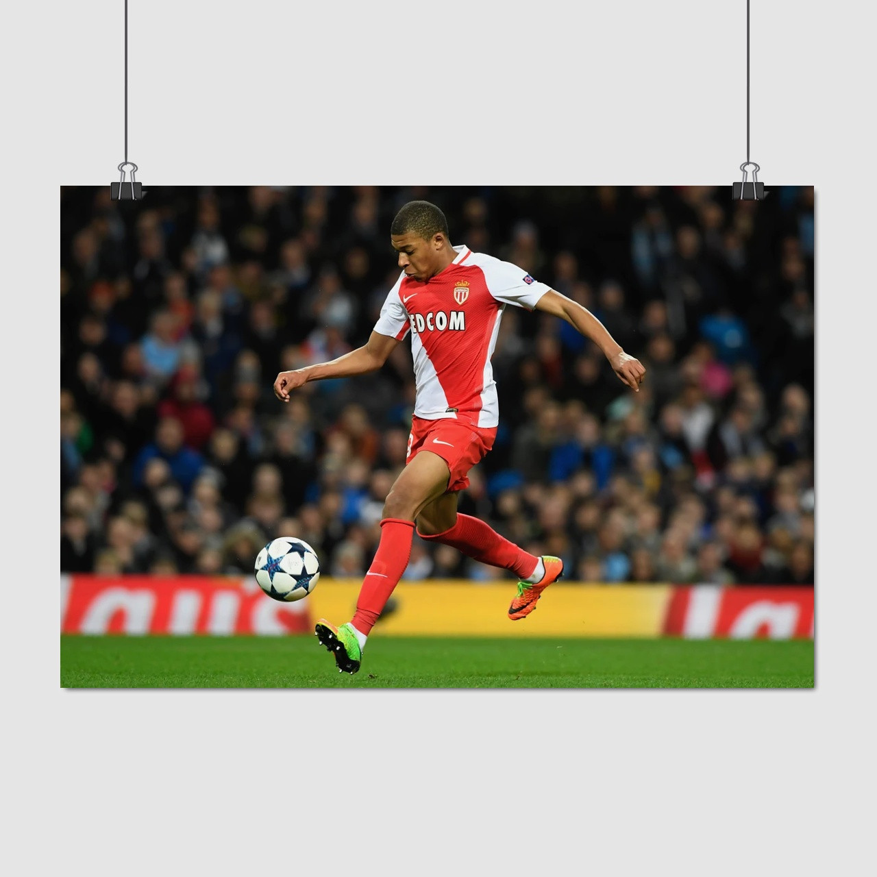 Плакат "Кіліан Мбаппе, футболіст, Kylian Mbappé", 40×60см