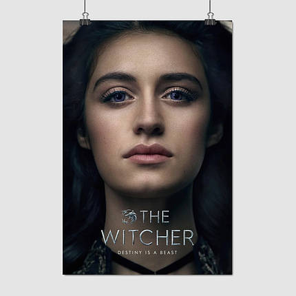 Плакат "Відьмак, сезон 2, Йеннефер, Witcher, Yennefer", 60×40см, фото 1