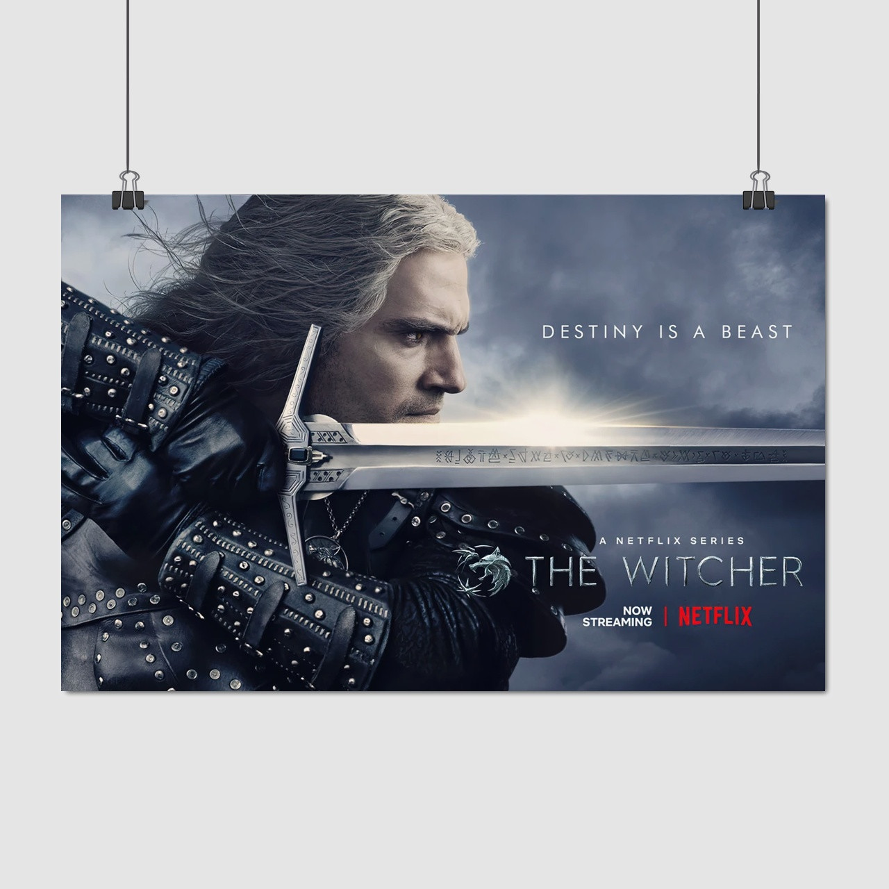 Плакат "Відьмак, сезон 2, Witcher", 60×40см