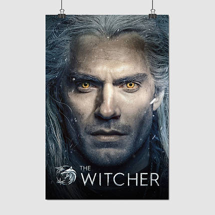 Плакат "Відьмак, Геральт, Генрі Кавілл, Witcher", 60×40см, фото 1