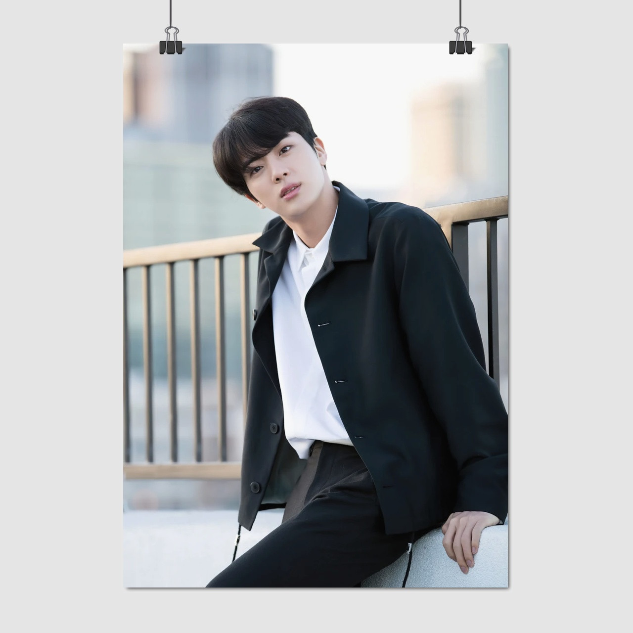 Плакат "БТС, Джин, Кім Сокджін, Bangtan Boys, BTS, Kim Seokjin", 60×43см
