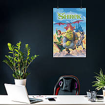 Плакат "Шрек, Shrek (2001)", 60×40см, фото 4