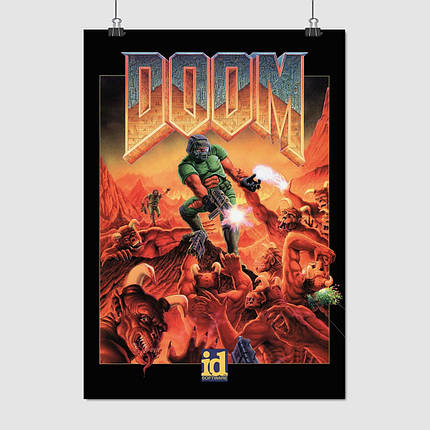 Плакат "Дум 1, Кат Року, Думгай, Doom 1 (1993)", 60×43см, фото 1