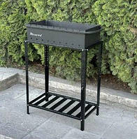 Мангал з розбірною дровницею на 9 шампурів 3мм (З ЖАРОМІЦНИМ ПОКРИТТЯМ) MD9-3R, фото 3