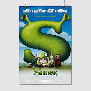 Плакат "Шрек, Shrek (2001)", 60×40см