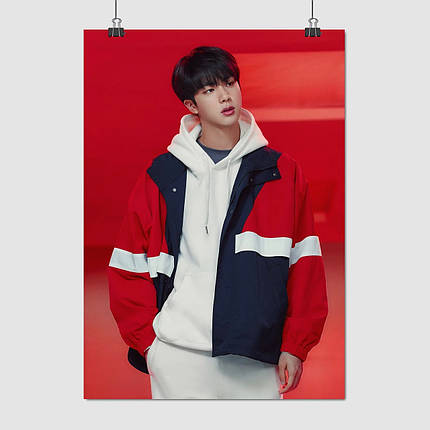 Плакат "БТС, Джин, Кім Сокджін, Bangtan Boys, BTS, Kim Seokjin", 60×43см, фото 1