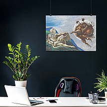 Плакат "Народження Ктулху, Макаронний монстр, Birth Of Cthulhu", 43×60см, фото 3