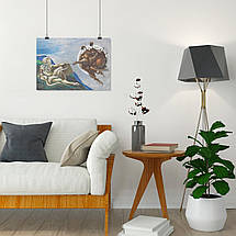 Плакат "Народження Ктулху, Макаронний монстр, Birth Of Cthulhu", 43×60см, фото 4