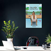 Плакат "Кінь БоДжек, BoJack Horseman", 60×40см, фото 3