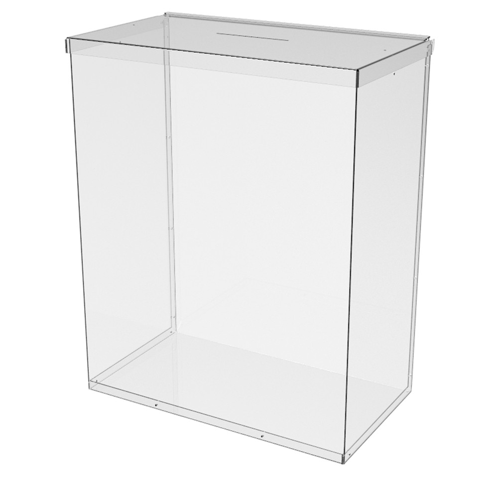 Ящик EKOSTAR без замка для пожертв та збору грошей 400x225x500. Об'єм 45 літрів, фото 1