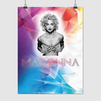 Плакат "Мадонна, Madonna", 60×45см, фото 1