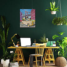 Плакат "Містер Монополі розкидає гроші, Alec Monopoly, Mr. Monopoly", 60×50см, фото 5