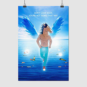 Плакат "Кінь БоДжек, BoJack Horseman", 60×41см