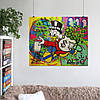 Плакат "Скрудж Макдак з мішком грошей, Alec Monopoly", 50×60см, фото 6