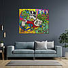 Плакат "Скрудж Макдак з мішком грошей, Alec Monopoly", 50×60см, фото 7