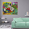 Плакат "Скрудж Макдак з мішком грошей, Alec Monopoly", 50×60см, фото 8