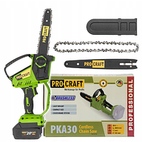Акумуляторна ланцюгова пила Procraft PKA30 (1АКБ + ЗП)