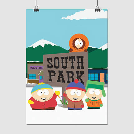 Плакат "Південний Парк, South Park", 60×43см, фото 1