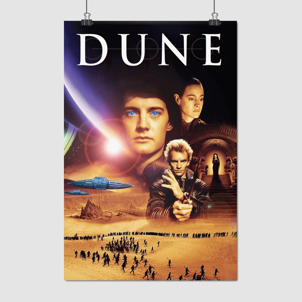 Плакат "Дюна, Девід Лінч, Dune (1984), David Lynch", 60×40см
