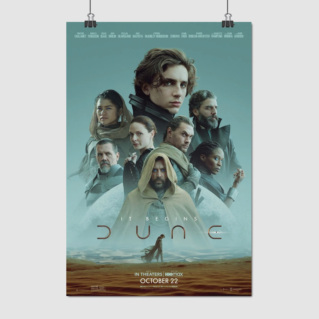 Плакат "Дюна, Dune (2021)", 60×41см
