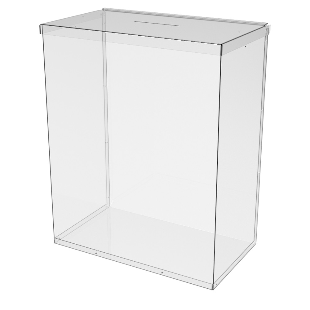 Скринька EKOSTAR без замка для пожертв та збору грошей 400x230x500. Об'єм 46 літрів, фото 1