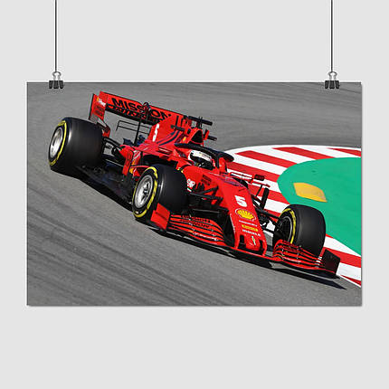 Плакат "Формула-1, Феррарі, Formula One, F1, Ferrari", 36×60см, фото 1
